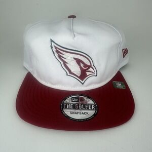 Arizona Cardinals Hat Cap SnapBack NFL New Era The Golfer White‎ Red OSFM